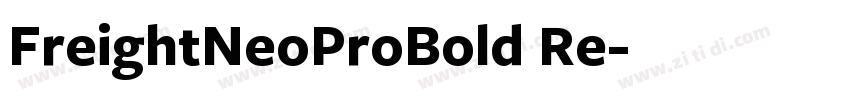 FreightNeoProBold Re字体转换